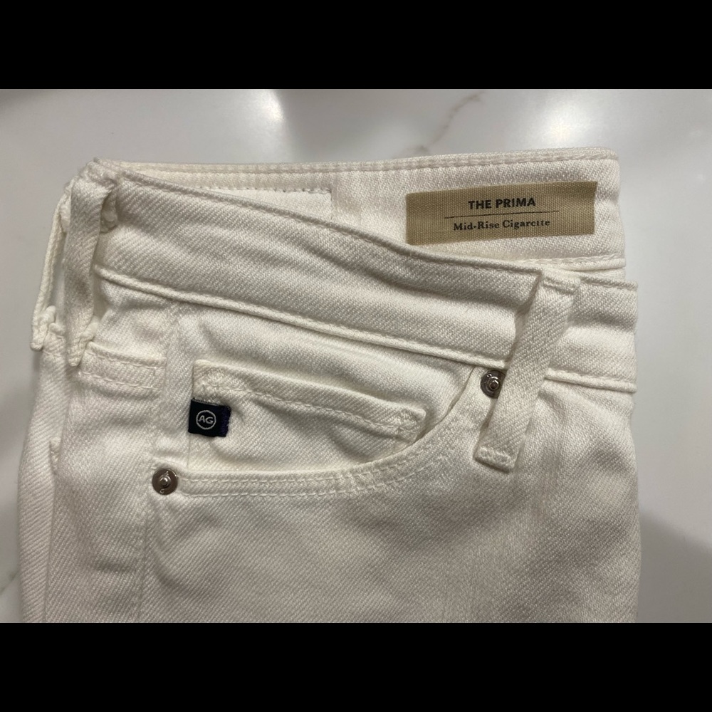 AG White Jeans